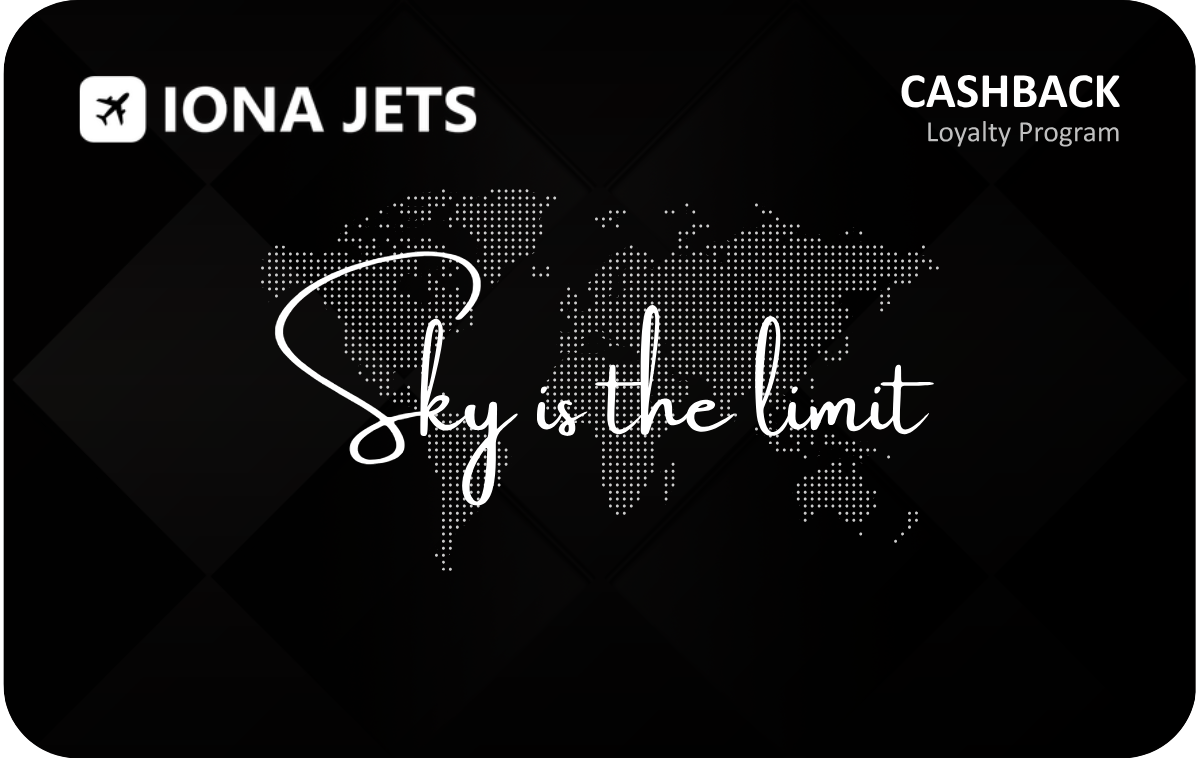 IONA JETS Ambassador loyalty card