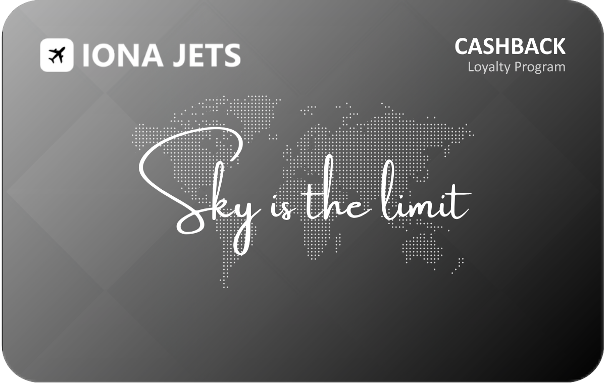 IONA JETS Voyager loyalty card